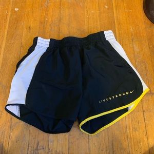 Nike Livestrong running shorts